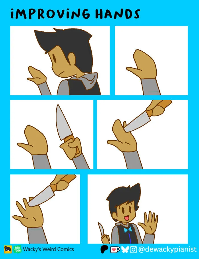 If You Like Chaotic Comedy, These 15 Comics By ‘De Wacky Pianist’ Might Be For You
