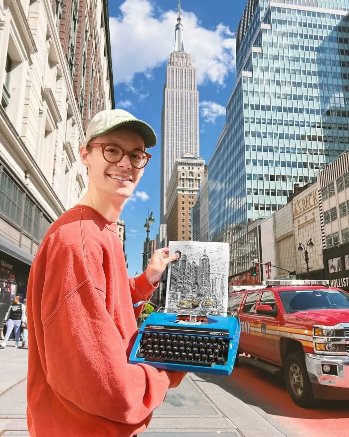 This Artist Draws With A Typewriter, Here Are 30 Of His New Impressive Images