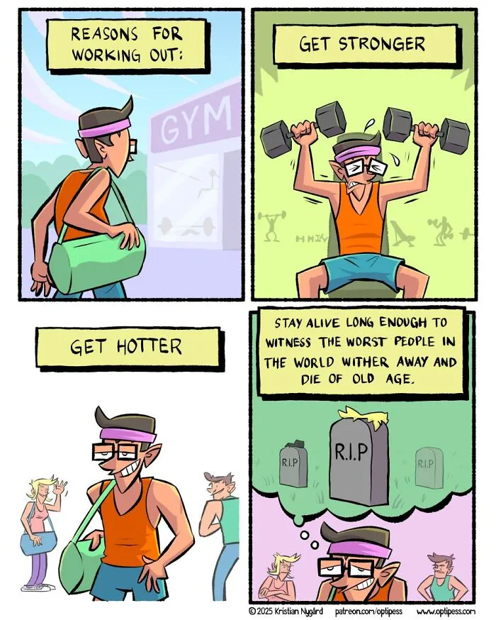 39 Witty And Twisted Comics By Optipess That Might Brighten Your Day (New Pics)