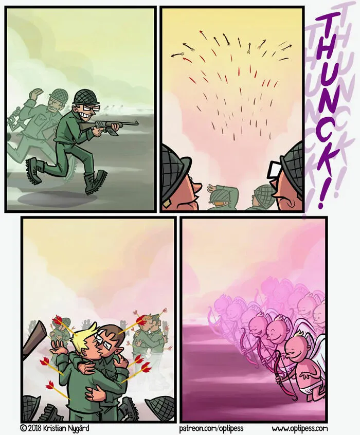 39 Witty And Twisted Comics By Optipess That Might Brighten Your Day (New Pics)