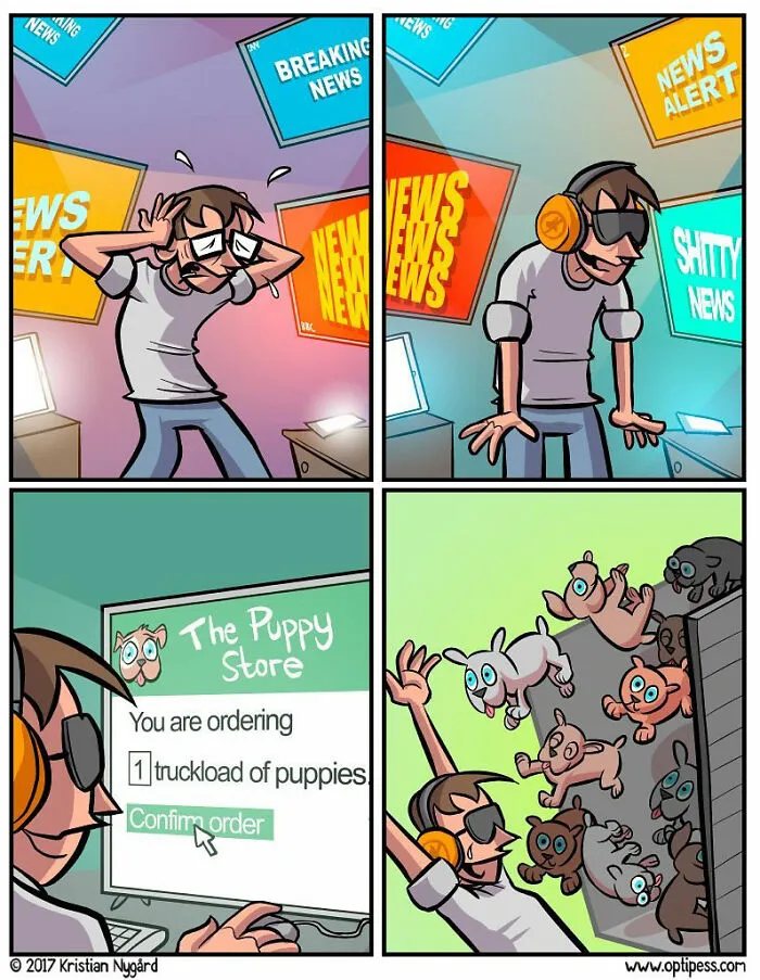39 Witty And Twisted Comics By Optipess That Might Brighten Your Day (New Pics)