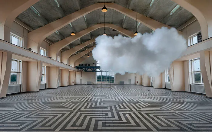 This Artist Creates Real Clouds Indoors, And They Disappear In Seconds (16 Pics)