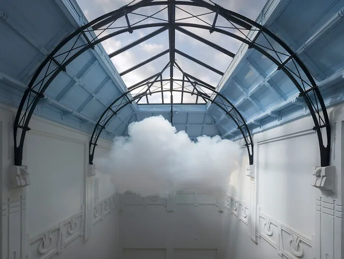 This Artist Creates Real Clouds Indoors, And They Disappear In Seconds (16 Pics)