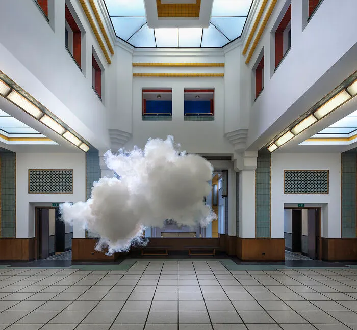 This Artist Creates Real Clouds Indoors, And They Disappear In Seconds (16 Pics)