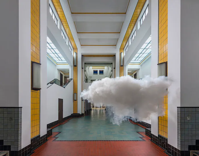 This Artist Creates Real Clouds Indoors, And They Disappear In Seconds (16 Pics)