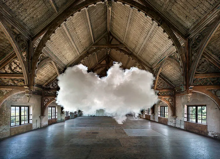 This Artist Creates Real Clouds Indoors, And They Disappear In Seconds (16 Pics)