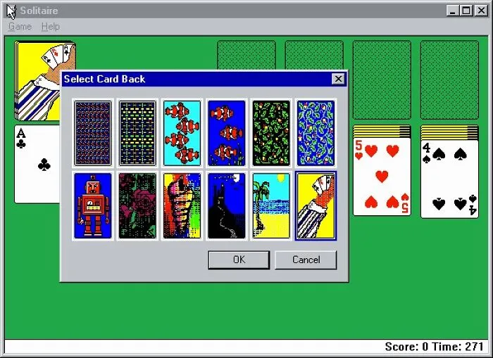 Windows Solitaire Cards