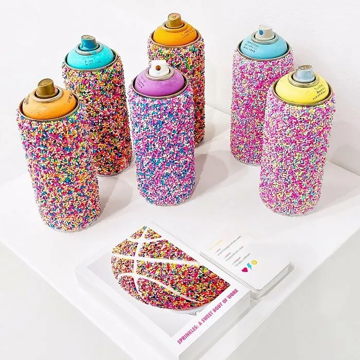 This Artist Takes Everyday Objects And Covers Them In Sprinkles To Bring A Sense Of Childhood (25 Pics)