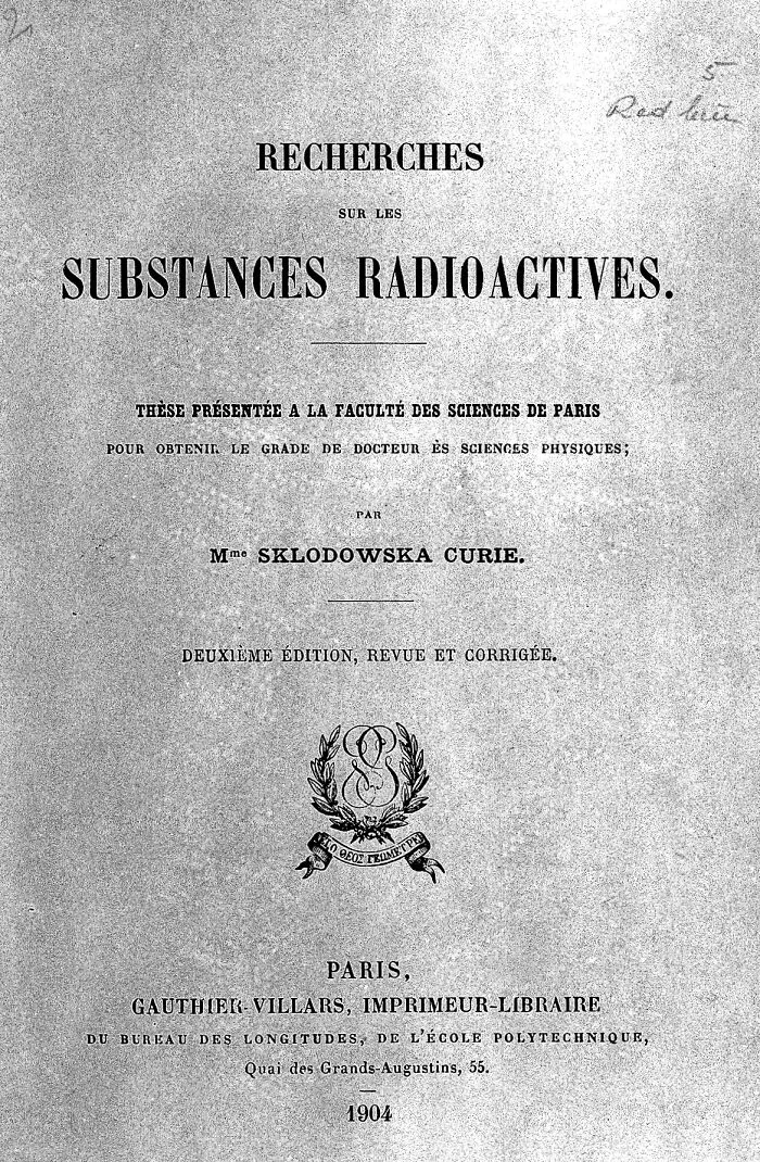 "Radioactivity" Is A Word She Came Up With