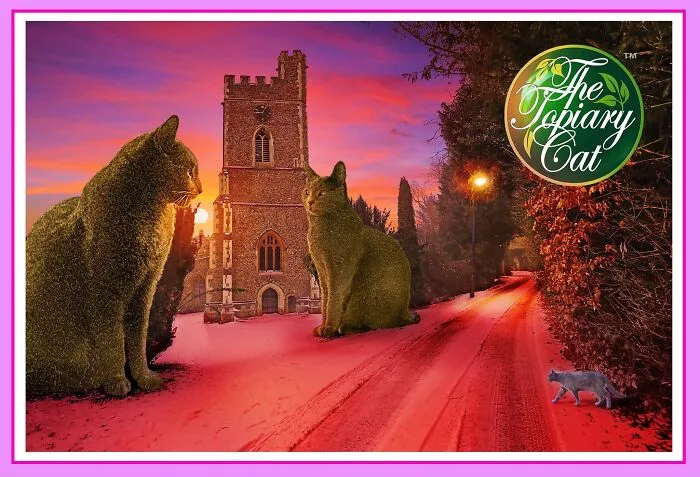 "The Topiary Cat": Richard Saunders’ Stunning Tribute To His Late Pet (29 New Pics)