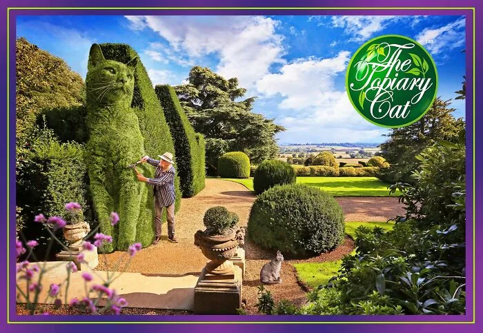 "The Topiary Cat": Richard Saunders’ Stunning Tribute To His Late Pet (29 New Pics)