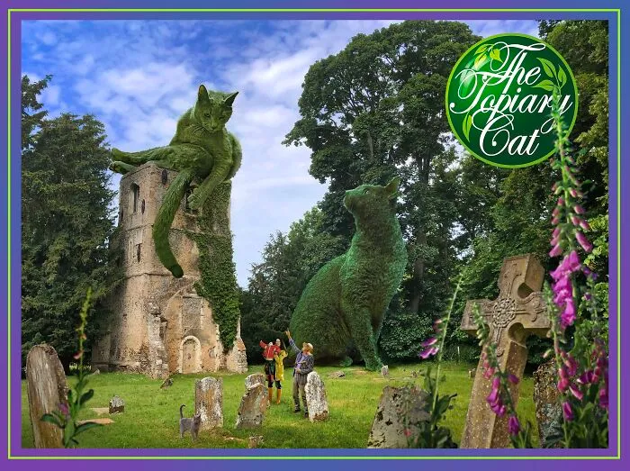"The Topiary Cat": Richard Saunders’ Stunning Tribute To His Late Pet (29 New Pics)