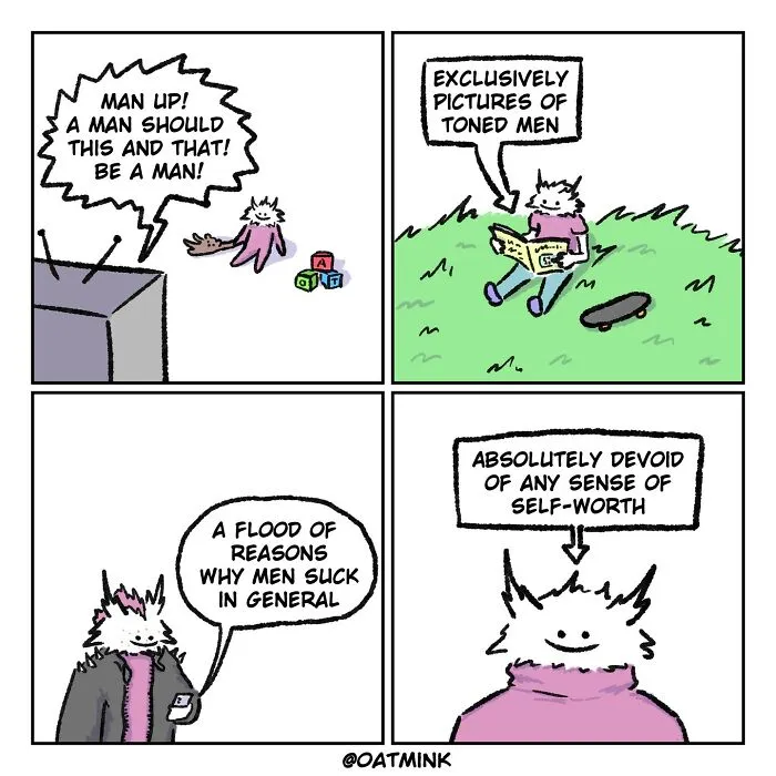 30 Comics By Oatmink That Perfectly Sum Up What It’s Like To Be An Adult In Today’s World