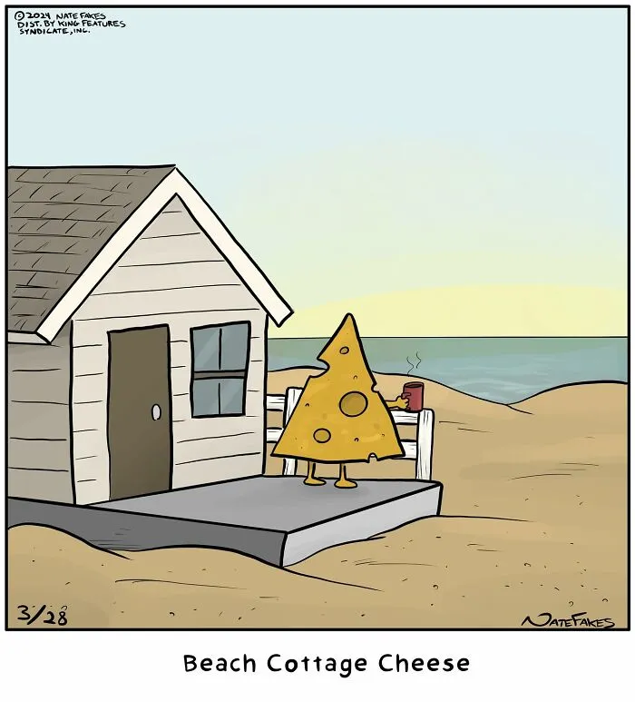 Nate Fakes Turns Absurd Everyday Moments Into One-Panel Comedy Gold (40 New Pics)