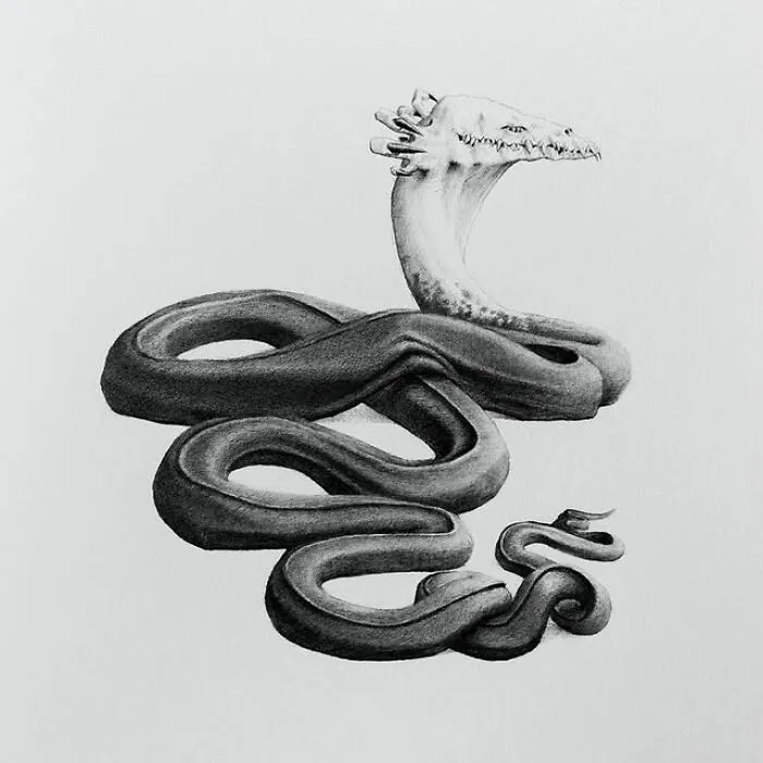 50 Graphite Drawings By Mateo Pizarro That Balance Surreal Beauty With Quiet Horror