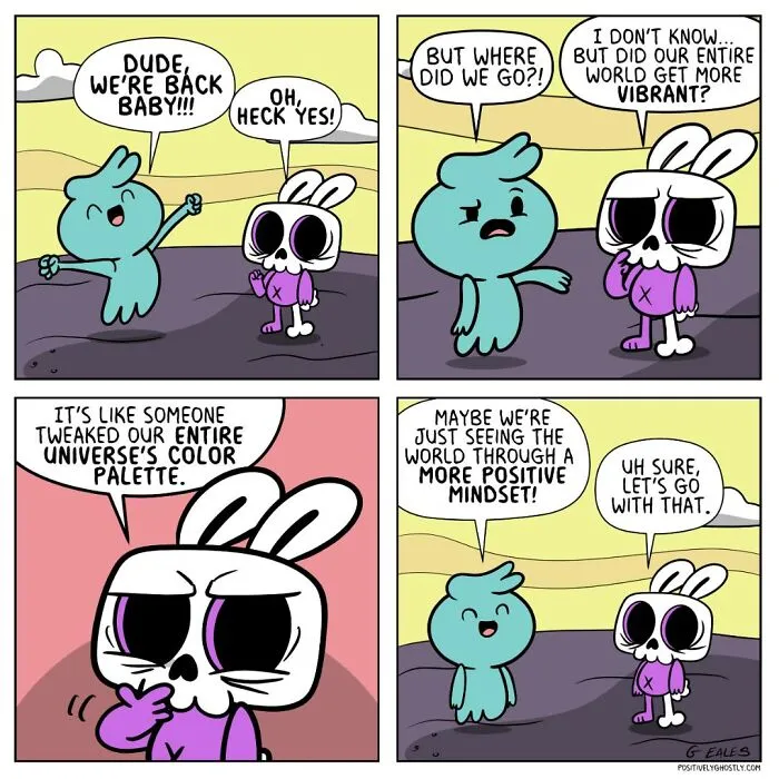 25 Comics Featuring A Ghost Named Oliver Helping Others In The Afterlife, By Greg Eales (New Pics)