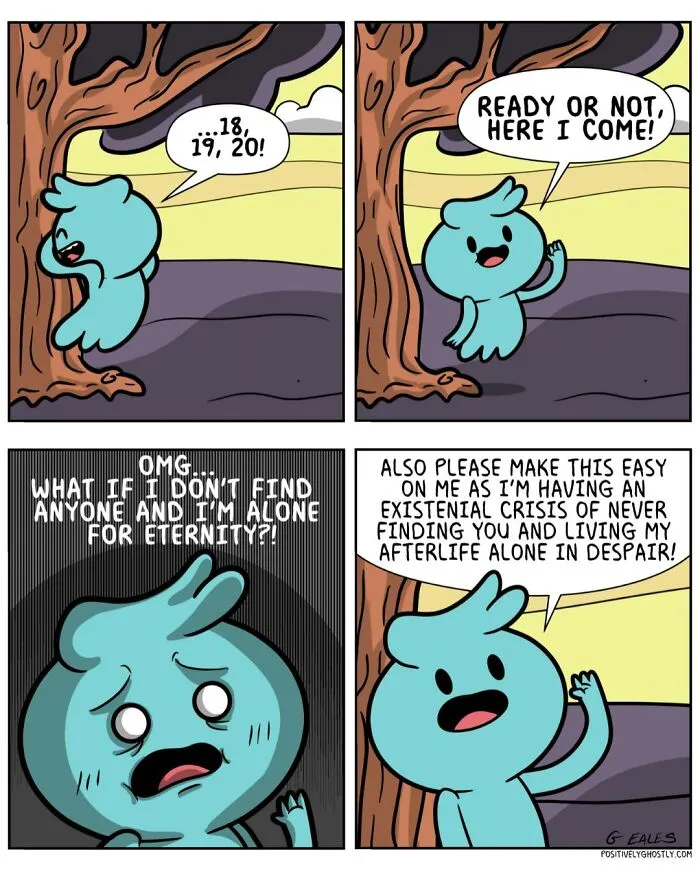 25 Comics Featuring A Ghost Named Oliver Helping Others In The Afterlife, By Greg Eales (New Pics)