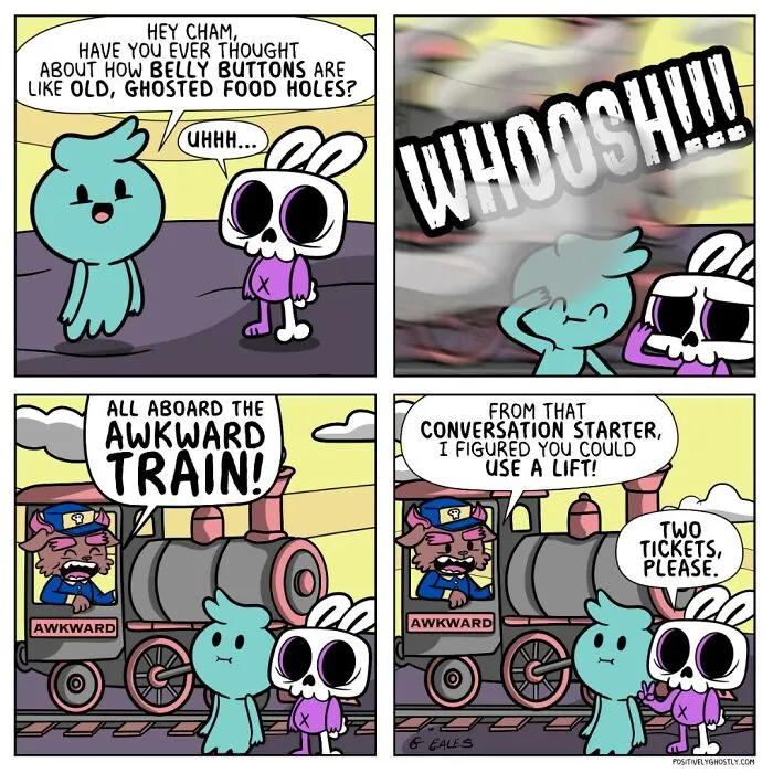 25 Comics Featuring A Ghost Named Oliver Helping Others In The Afterlife, By Greg Eales (New Pics)