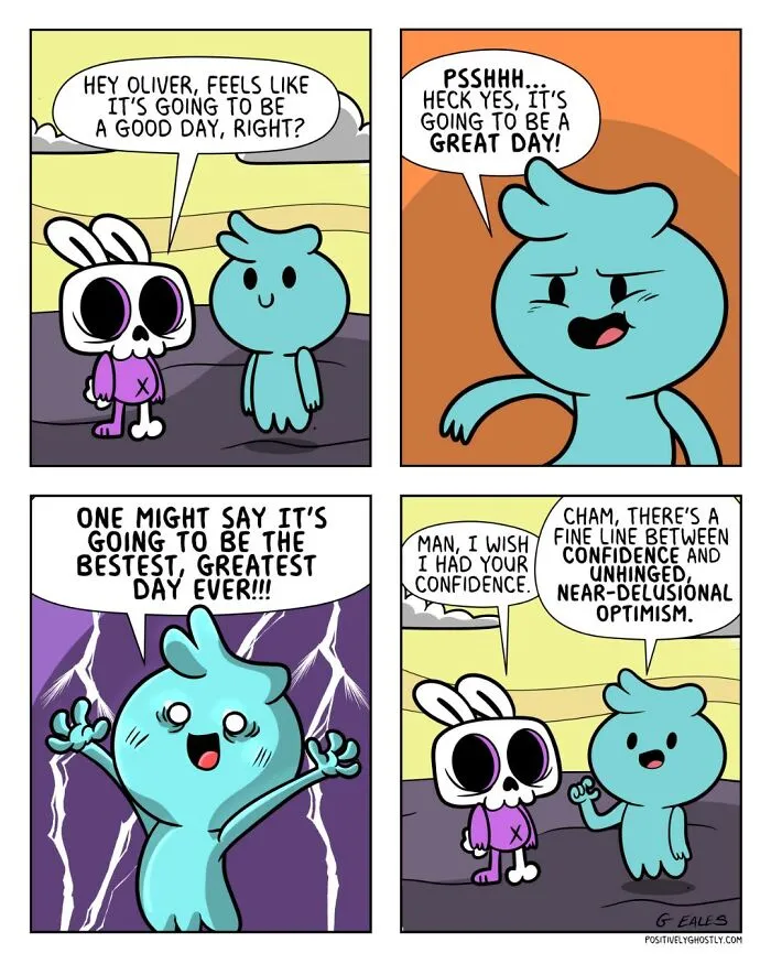 25 Comics Featuring A Ghost Named Oliver Helping Others In The Afterlife, By Greg Eales (New Pics)
