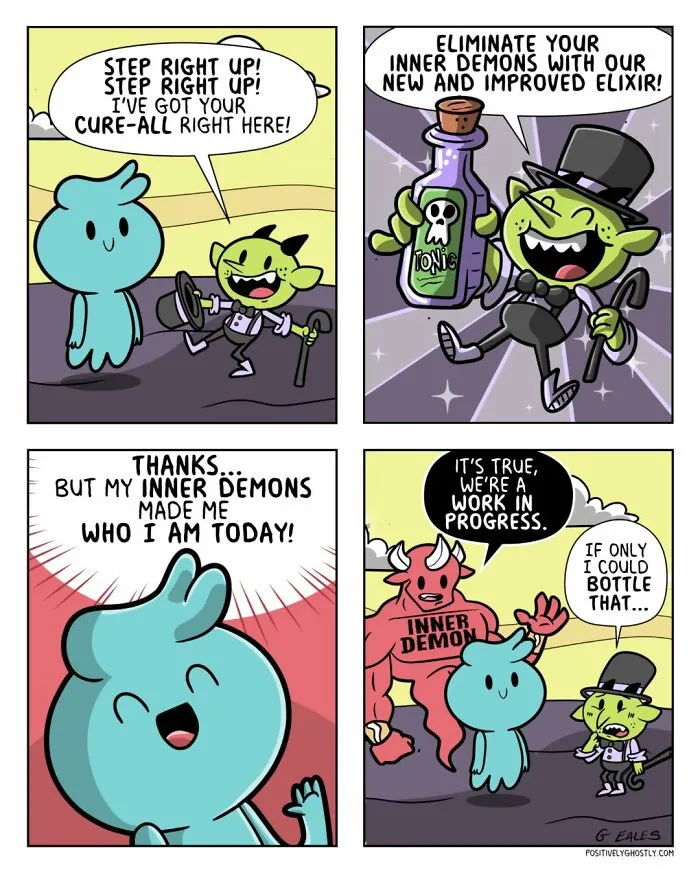 25 Comics Featuring A Ghost Named Oliver Helping Others In The Afterlife, By Greg Eales (New Pics)