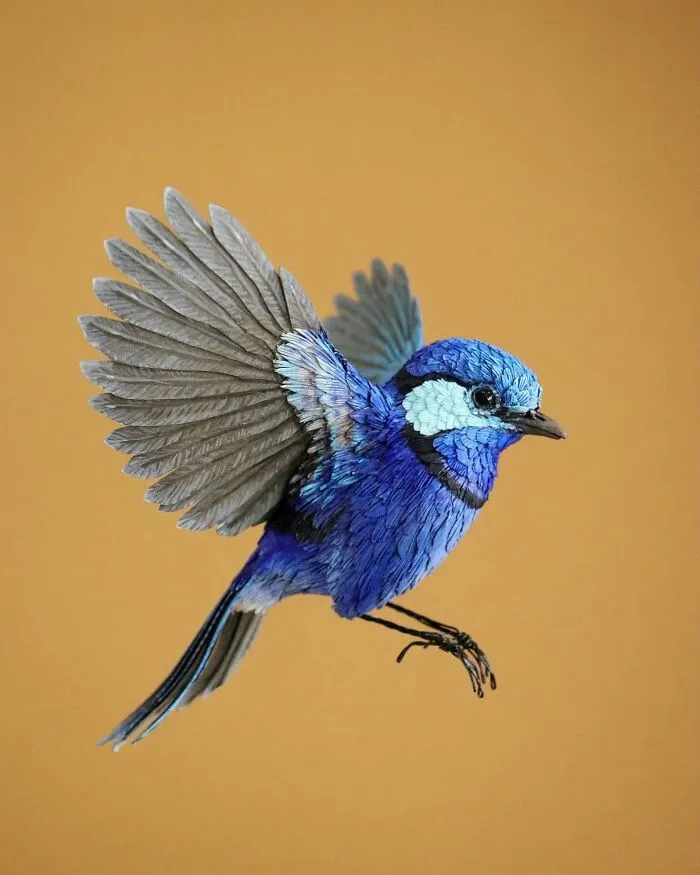 “I Cut Every Feather Out By Hand”: 31 Detailed Small Animal Sculptures By Zack Mclaughlin (New Pics)