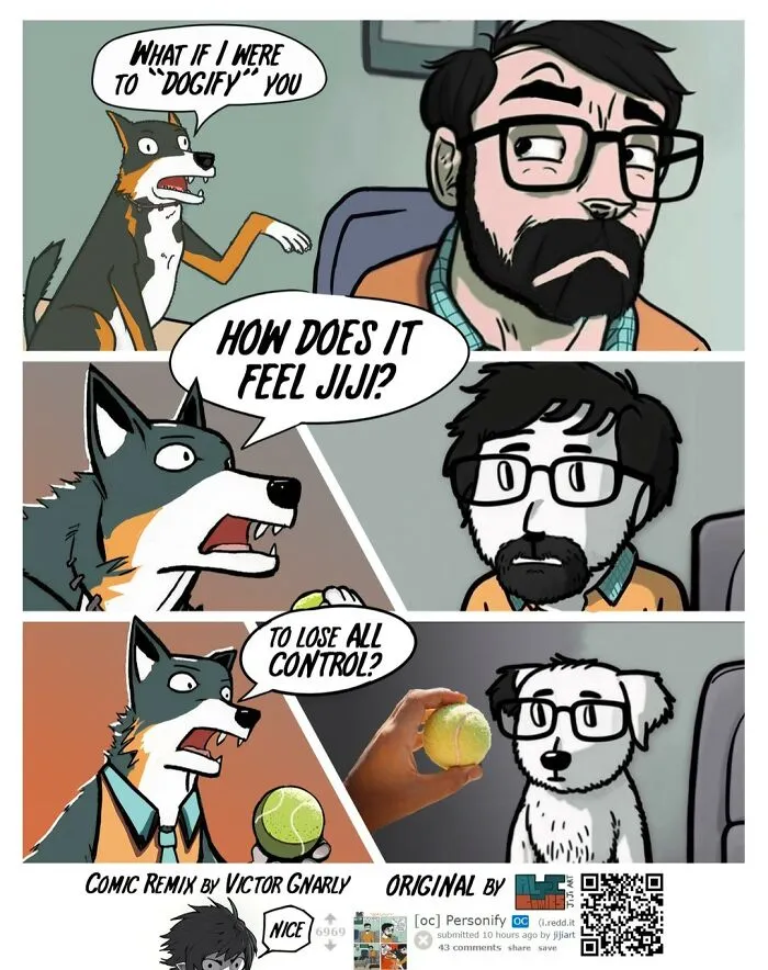 21 Funny Comics By Victor Gnarly That Blend Tech With The Weirdness Of Daily Life