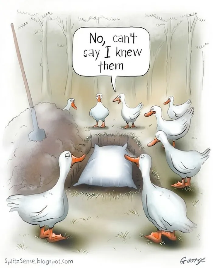 29 Surreal, Simple, And Strangely Relatable Cartoons By George Webster