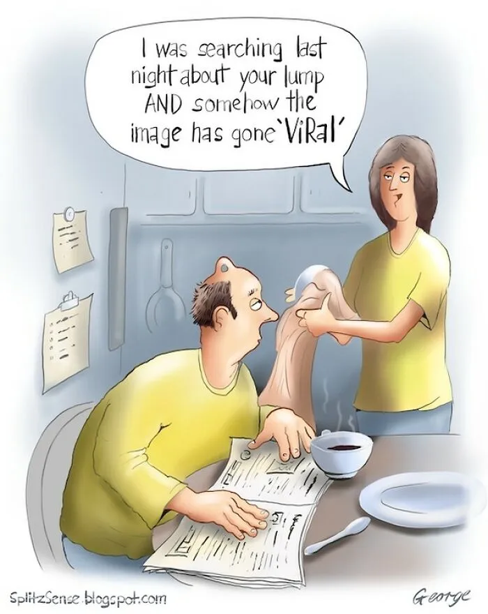 29 Surreal, Simple, And Strangely Relatable Cartoons By George Webster