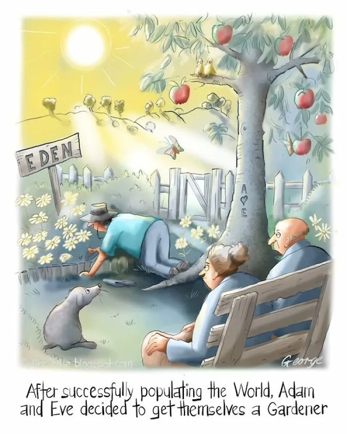 29 Surreal, Simple, And Strangely Relatable Cartoons By George Webster