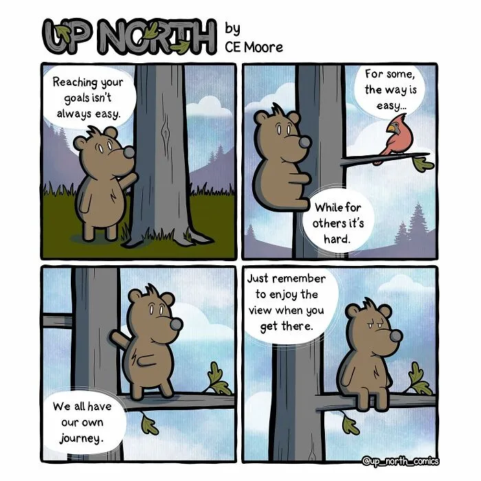 30 Clean And Clever Comics By Bruce That Capture Life In A Snowy Small Town Made By This Artist