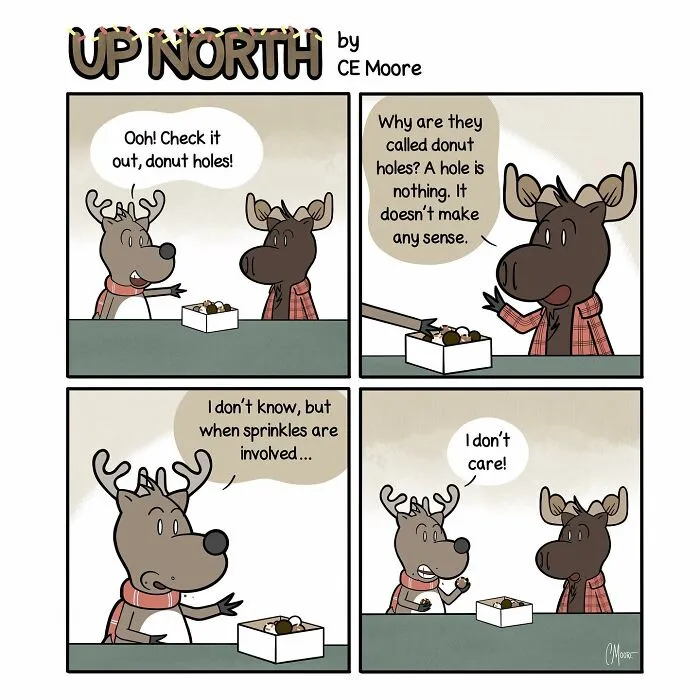 30 Clean And Clever Comics By Bruce That Capture Life In A Snowy Small Town Made By This Artist