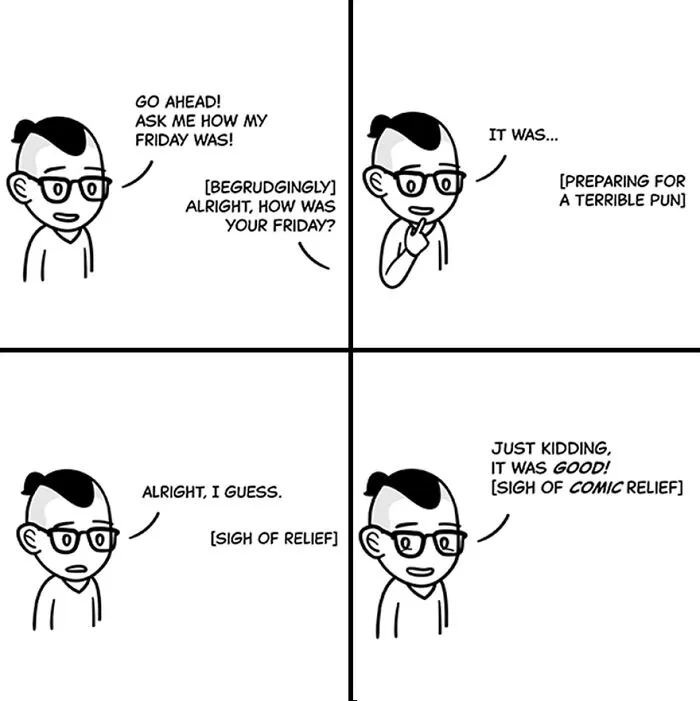 40 Relatable Comics That Explore This Artist’s Random Thoughts