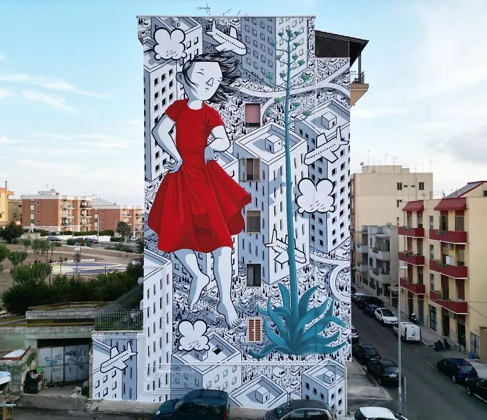 38 Dreamlike Murals Painted By Italian Artist Millo