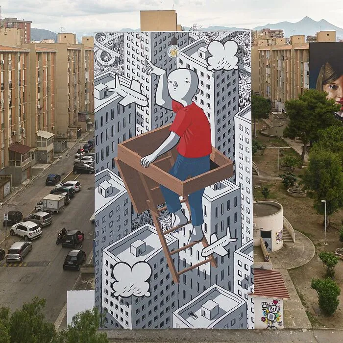 38 Dreamlike Murals Painted By Italian Artist Millo