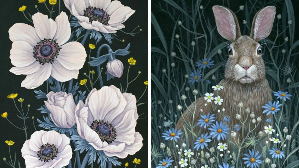 This Artist Creates Beautiful Paintings That Are A Mix Of Nature And Fantasy (45 Pics)