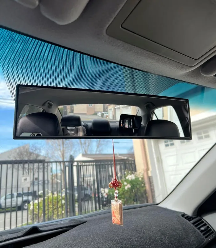 You'll Feel Like Your Car Suddenly Developed Panoramic Vision Because This <a Style="Display:inline;" Href="Https://Www.amazon.com/Joytutus-Panoramic-Rearview-Effectively-Universal/Dp/B08sq44cgz?ie=utf8&th=1&linkcode=ll1&tag=bpmonkey-20&linkid=b2c33609abe4ad7bc7ca17583917dbde&language=en_us&ref_=as_li_ss_tl" Target="_blank"><span Style="Font: Inherit; Color: #d74b1f;"> 11.8 Inch Rear View Mirror </Span> Offers A Dramatically Wider Perspective On Who's Tailgating You Way Too Aggressively
