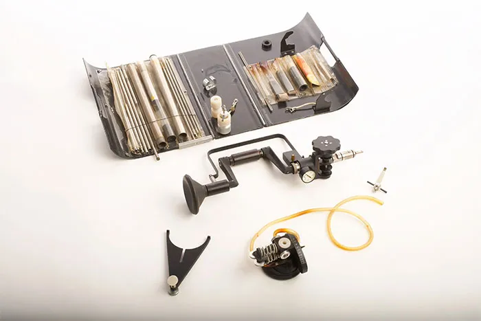 "Belly Buster" Hand-Crank Audio Drill