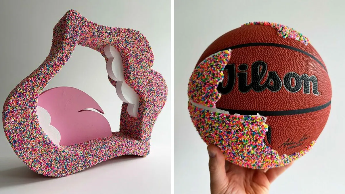 This Artist Takes Everyday Objects And Covers Them In Sprinkles To Bring A Sense Of Childhood (25 Pics)