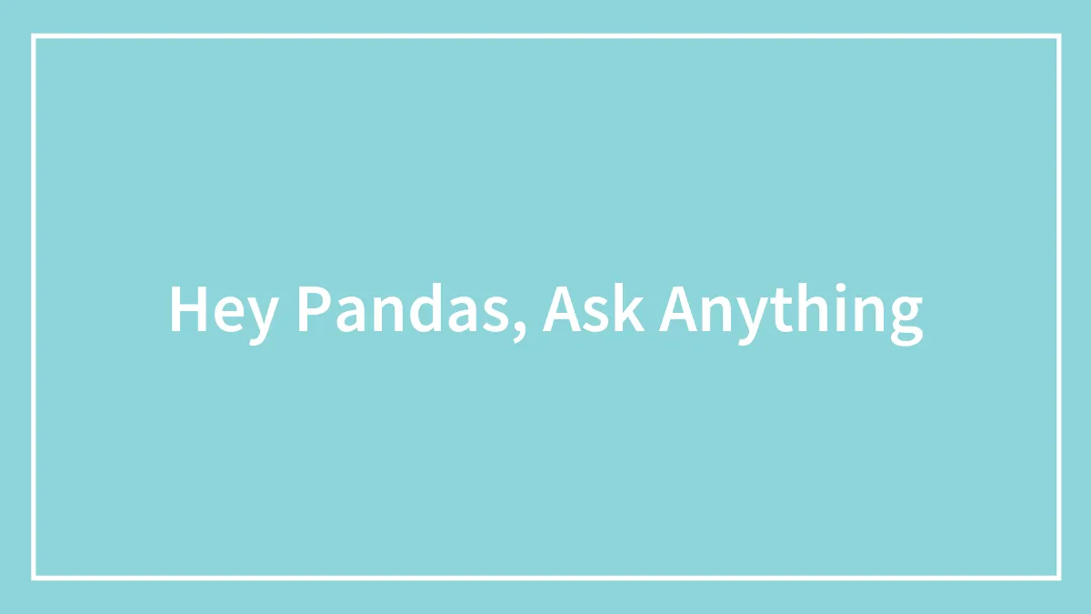Hey Pandas, Ask Anything