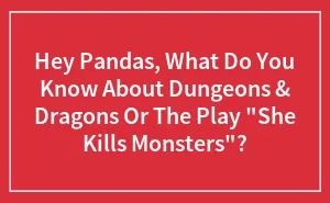Hey Pandas, What Do You Know About Dungeons & Dragons Or The Play "She Kills Monsters"?