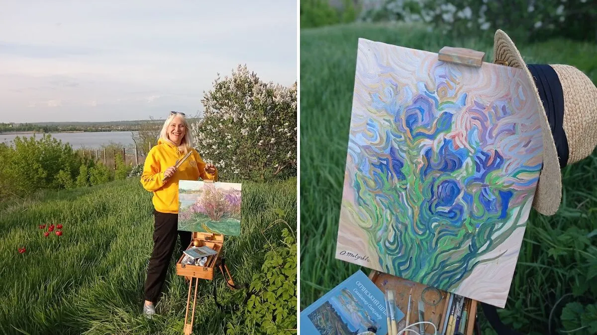 Painting Above The Blossoms: My Spring Plein Air Journey In Ukraine (7 Pics)
