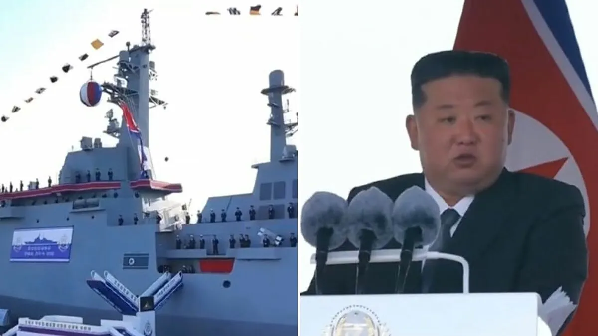 “Irresponsible Error”: Kim Jong-Un Furious As 5,000-Ton Warship Capsizes In Front Of His Eyes
