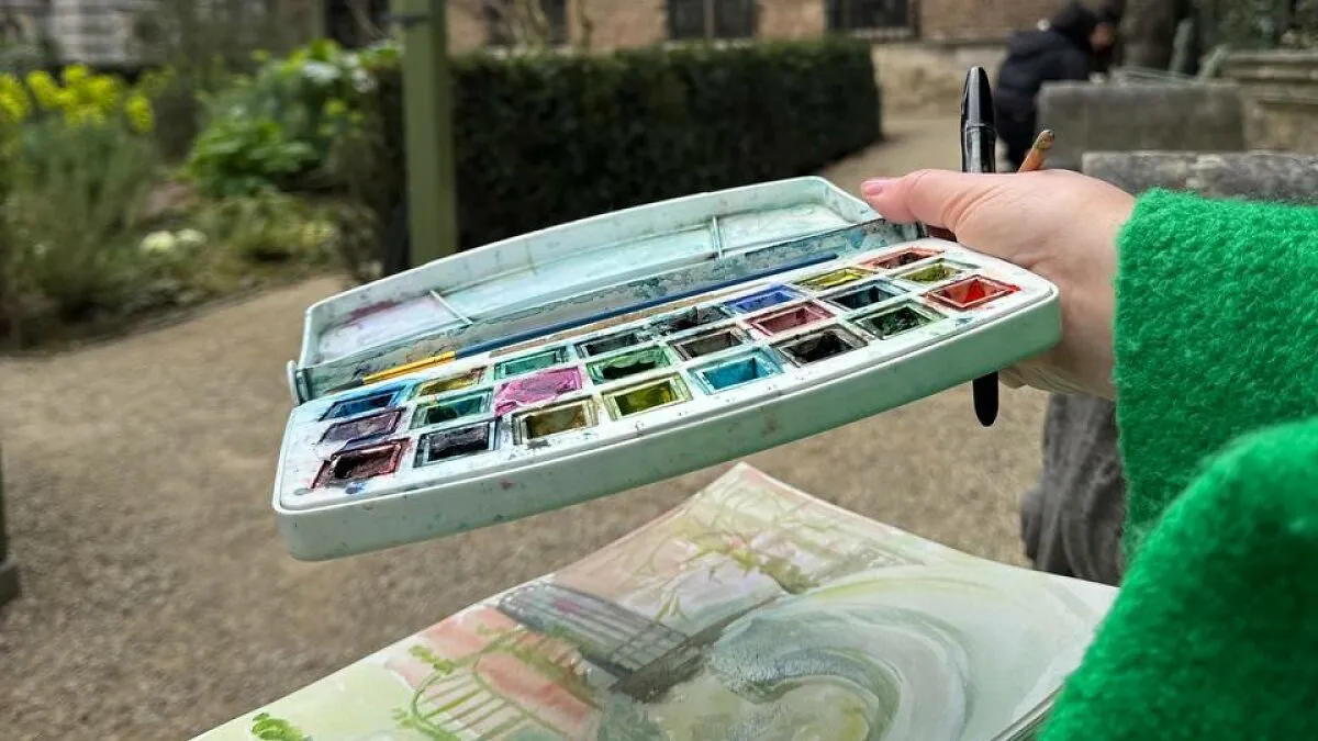 I Paint Watercolors In The Garden Of Rubens’ House In Antwerp, Here's My Dreamy Encounter With History
