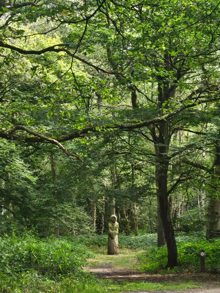 In A Local Forest Someone Carves Creatures. This Is The Grim Reaper