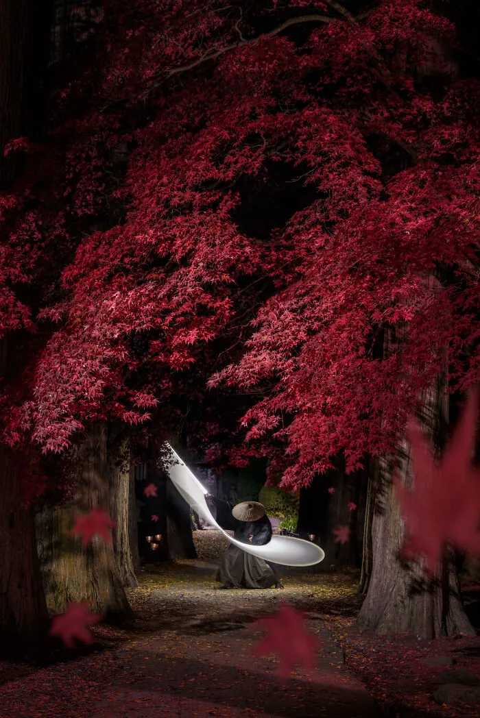"Samurai In Autumn Night" By Yukihito Ono