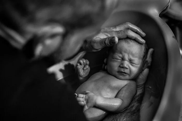 "First Bath" By Danielle Brown