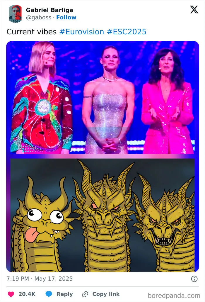 71 Funny And Savage Memes From Eurovision Fans Who Are Still Recovering From This Year’s Spectacle