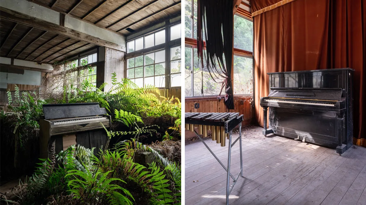 My 11 Photos Of Forgotten Pianos Slowly Decaying In Abandoned Places Across Japan
