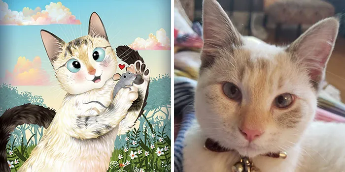 28 Times Pets Were Immortalized Exactly As Their Humans See Them, By Chris Beetow