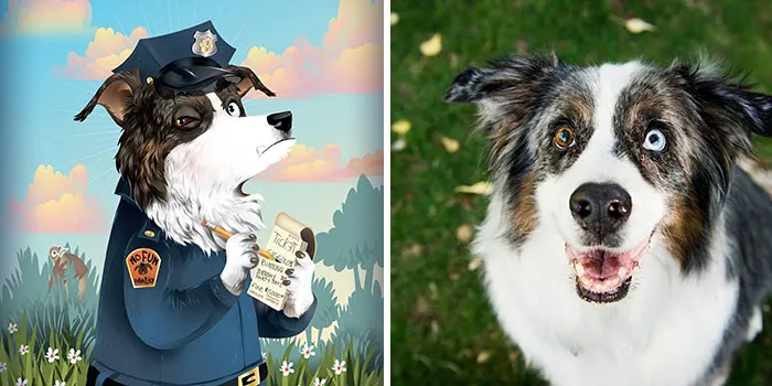 28 Times Pets Were Immortalized Exactly As Their Humans See Them, By Chris Beetow